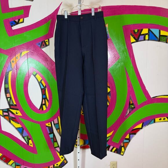 NWT, Bendover by Levi Strauss & Co, Classic Navy Trousers Size 10. Vintage - Picture 1 of 8